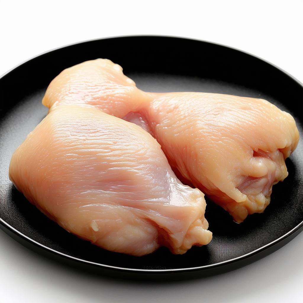 Contramuslo de pollo sin hueso